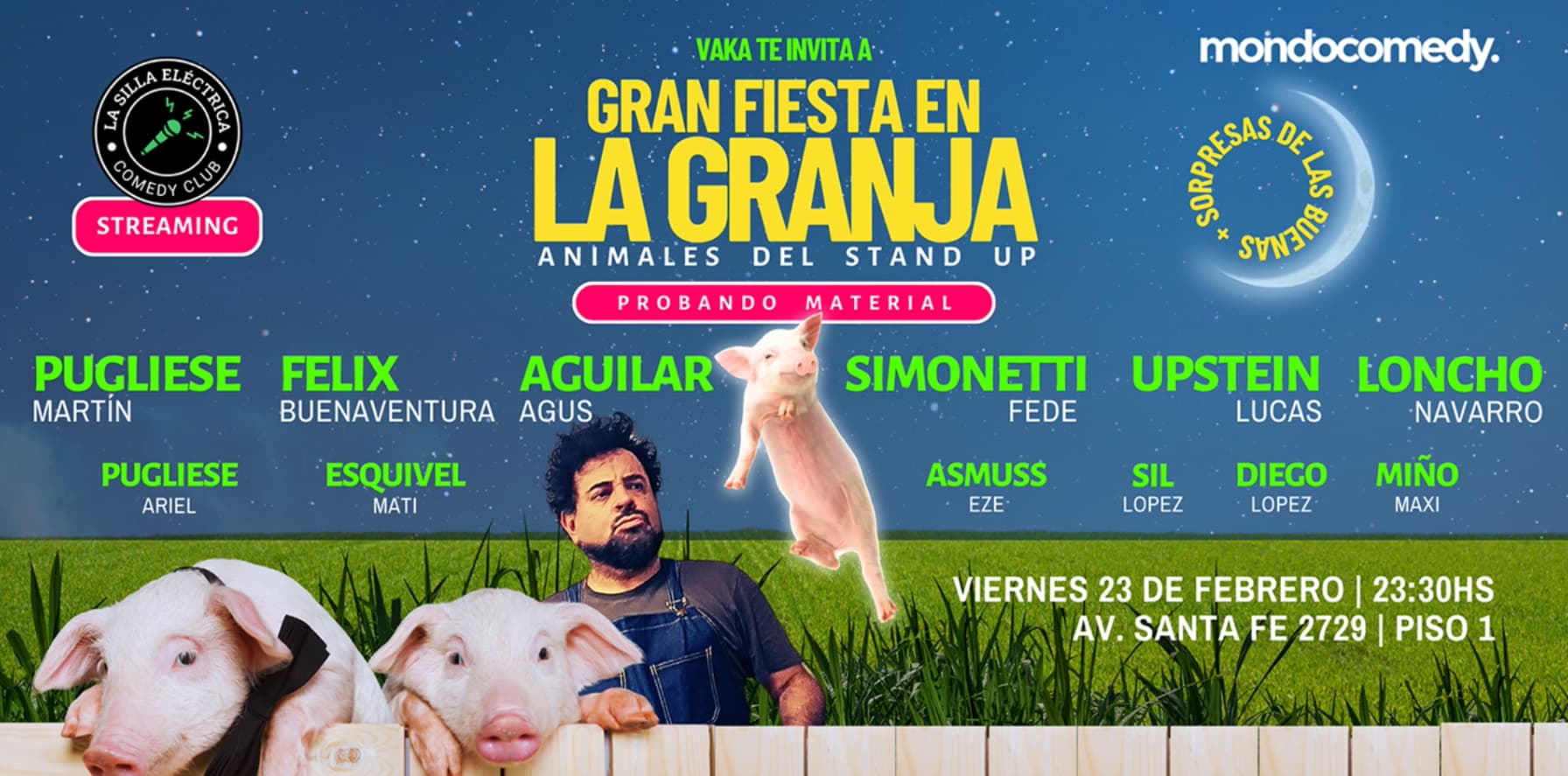Gran fiesta en la Granja - Animales del Stand Up